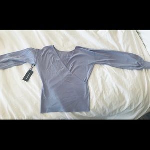 NEW. Worth long sleeve surplus top.